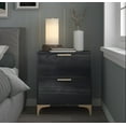 thumbnail image 4 of Home Design Sana Queen Upholstered Panel Bed with 2 Nightstands, 4 of 6