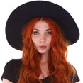 thumbnail image 2 of Women's Summer UPF 50+ Roll Up Floppy Beach Hat with Ribbon Black, 2 of 4