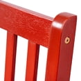 thumbnail image 6 of JONATHAN Y Laurel 59.1" 3-Seat Slat-Back 600-Lbs Support Acacia Wood Outdoor Garden Patio Bench, Red, BNH101D, 6 of 6