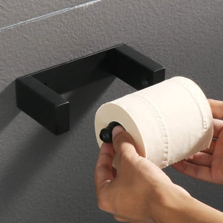 Detachable Toilet Paper Rod Holder Bathroom Tissue Holder Paper Towel Hanger Roll Storage Wall ...