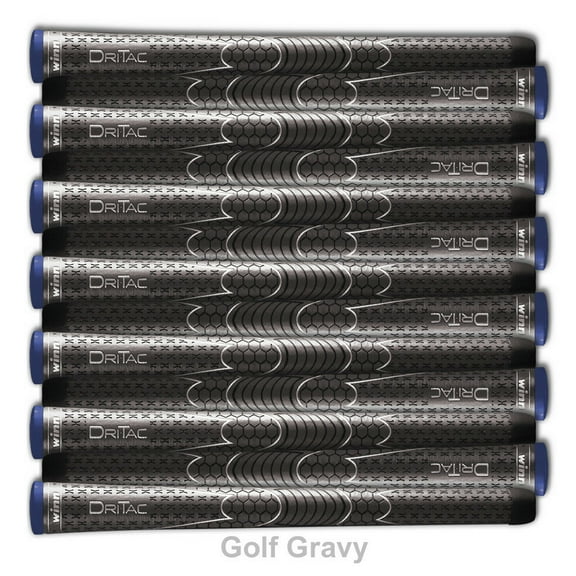 Winn Dri-Tac AVS 6DT-DG Soft Midsize Golf Grips - 13 Piece Performance Bundle