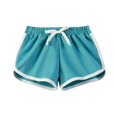 

LWNYDPLSD Children s Home Pants Medium and Large Children s Shorts Summer Sports Casual Hot Pants Boys and Girls Pajama Pants Green