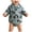 Blue, variant on Baby Boy Western Outfit Long Sleeve Button Down Cowboy Wild Ride Romper Shirt Cowgirl Rodeo Gentleman Clothes (Blue, 12-18 Months)