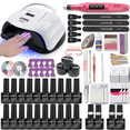 thumbnail image 1 of Juego de herramientas profesionales para decoración de uñas, juego completo de pegamento para esmalte de uñas para principiantes en casa, fácil de usar, 1 of 4