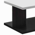 thumbnail image 4 of Wooden Coffee Table with Open Shelf, Glossy White and Brown - Saltoro Sherpi, 4 of 5