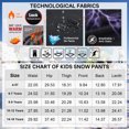 thumbnail image 4 of Toumett Kids Snow Hiking Cargo Waterproof Fleece Lined Grey Boys Pants, 4 of 7