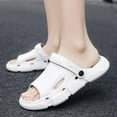 thumbnail image 5 of Men's Beach Slippers with Soft Low Arch Support Comfortable Thick Sole Anti Slip Easy To Clean, 5 of 5