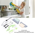 thumbnail image 3 of Corner Clean Brush, Groove Cleaning Tool Wear Resistance Simple Operating Flexible Non Slip Handle ABS  for Shutter for Dust Cleaner, 3 of 8