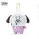 thumbnail image 1 of Colgante de bolsa de juguetes de peluche de cereza Sanrioed, Anime Kawaii, perro Purin de dibujos animados, Cinnamoroll, Kuromi, gato, muñeca, llavero, regalos para niñas, 1 of 5