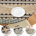 thumbnail image 4 of Stretchable Round Table Cover with Bohemian Floral Design - Colorful Elastic Edge Tablecloth - Fits 52-56 Inch, 4 of 7