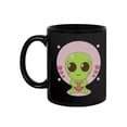thumbnail image 2 of Kawaii Alien Sitting Mug Mug - Image by Shutterstock,, 2 of 4