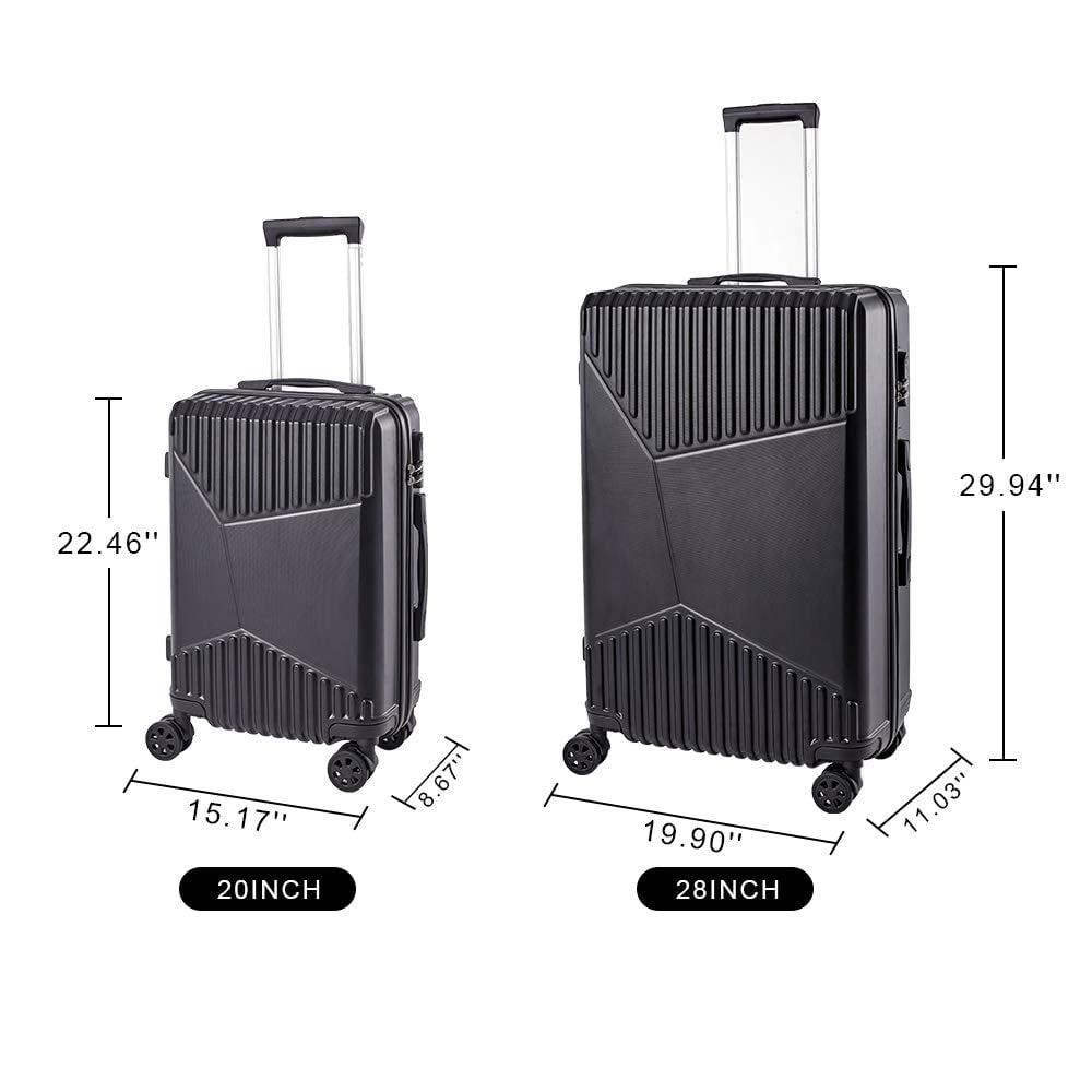 luggage set that attaches to each other