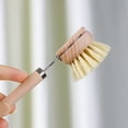 thumbnail image 2 of Long Handle Pot Brush Dish Brush, Scrub Brush for Pans, Pots, Kitchen Sink Cleaning, 2 of 6