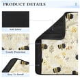thumbnail image 4 of 2-Pack Seat Belt Covers with Flannel Seatbelt Shoulder Strap Case Adjustable Straps Soft Padding for Car Cute Bees and Honeycomb Pattern Small, 4 of 8