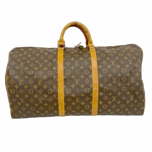 Pre-Owned Louis Vuitton Bags - Boston Monogram Keepall 60 M41422 Brown Men's & Women's