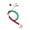Red, variant on Interactive Cat Chew Toy with Teether Bell Cloth Biting Toy for Kittens and Adult Cats Purple 60cm