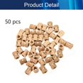 thumbnail image 4 of HUGFEGWE M4x6mm Female Thread Knurled Nuts Hx8mm OD Brass Threaded Insert Embedment Nuts Hydraulic Welded Joint Injection Molding Assortment Kit for 3D Printing Injection Molding 50PCS CJB91-25032, 4 of 7