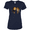 Navy, variant on Wild African Lion and Cheetah Animal Lover Womens Graphic T-Shirt