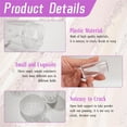 thumbnail image 4 of Scheam Clear Plastic Powder Bottle,12 Holes Sifters Loose Powder Jars,Empty Cosmetic Containers with Lids,10 ml Mini Travel Powder Containers for Glitter Makeup Samples 6 Pack, 4 of 7