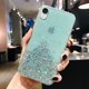 thumbnail image 1 of Funda de teléfono de lujo transparente con purpurina para iPhone, carcasa trasera suave con lentejuelas brillantes para iPhone 14, 13, 12, 11 Pro Max, X, XR, XS Max, 7, 8, 6 Plus Fivean unisex, 1 of 2