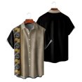 thumbnail image 2 of Wyzesi Jack Shirt Men Large Mens Printed Hawaiian Shirts Short Sleeve Button Down Beach Shirts Shirt for Man Spring Shirts for Men Trendy Short Sleeve, 2 of 5