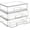 3pack Wide, variant on 12.1" Clear Stackable Acrylic Drawers, 3-Pack Plastic Organizer Bins for Makeup, Cosmetics and Beauty Supplies, Ideal for Vanity, Bathroom, Cabinet and Desk Organization