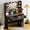 Black, variant on COMHOMA Black Vanity Desk with Mirror and Lights, Hairdryer Holder, 5 Drawers, Bedroom Dresser Table for You