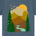 thumbnail image 3 of Instant Message - Outdoor Mountain Scene - Toddler & Youth Short Sleeve Graphic T-Shirt, 3 of 6