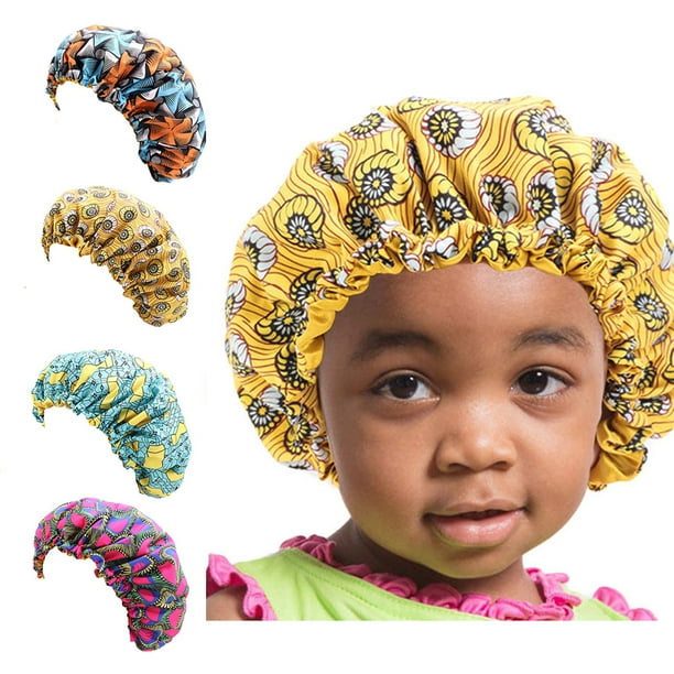 Windfall Kids Sleep Cap Hair Scarf Girls Night Head Wrap Floral