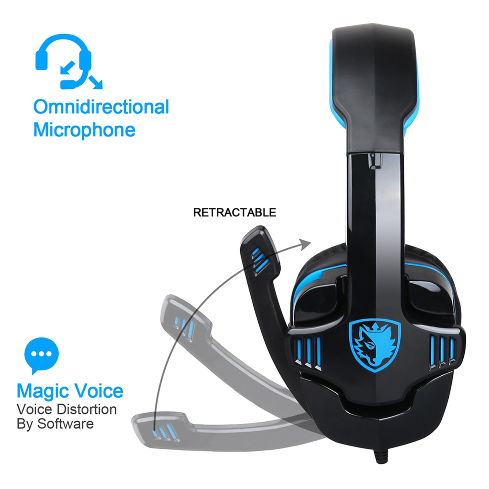 SADES SHAMAN LEARNING & GAMING HEADSET