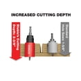 thumbnail image 4 of Sierra perforadora Diablo DHS2500CT con dientes de carburo de 6,4 cm para madera y metal, 4 of 6