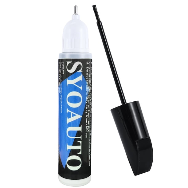 Lápiz de retoque SYOAUTO negro para coches, 12 ml, resistente al agua