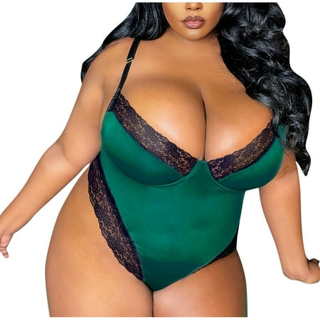 Fesfesfes Women Lingerie Large Corset Lace Bodysuit Sexy Wire Underwear Conjoined Body Tops On Sale