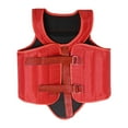 thumbnail image 1 of Siruishop Karate Chest Protector Taekwondo Protector Lightweight Soft Belly Protection Pad Red, 1 of 8