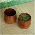 thumbnail image 2 of 2X Primitive Handmade Natural Wood Wooden Cup Breakfast Beer Milk Tea Mug, 2 of 7