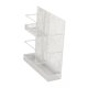 thumbnail image 1 of Soporte de hierro de pie, organizador portátil, soporte de gran capacidad con Blanco, 1 of 9