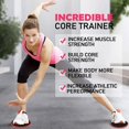 thumbnail image 4 of 2pcs blue Fitness training slide plate, rapid slide plate, abdominal muscle, limb coordination exercise ability, fitness equipment, 4 of 4