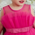 thumbnail image 3 of Baby Girls Birthday Party Princess Tulle Dress Toddler Wedding Bridesmaid Ball Gown 0-6T, 3 of 5