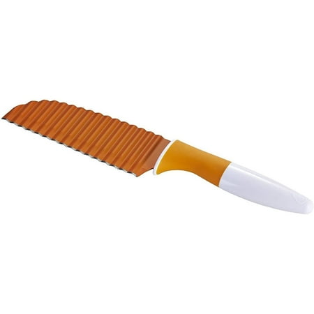 

Crisp Stainless Steel Wavy Decorative Prep Knife