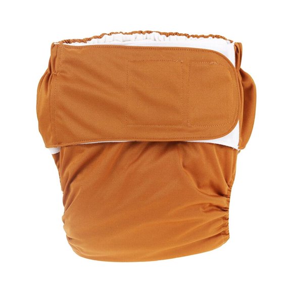 BEADCEST Couches Respirantes pour Incontinence Adulte Café Fibre Super Douce 1Ensemble
