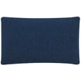 thumbnail image 3 of SAFAVIEH Soleil Solid 12" x 20" Indoor/Outdoor Pillow, Dark Marine Blue, Set of 2, 3 of 5