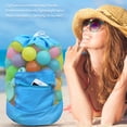 thumbnail image 2 of Bolsa De Playa Niños Playa Arena Juguetes Red Plegable Misceláneas Bolsa de malla Bebé Almacenamiento Red Mochila, 2 of 4