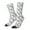 White, variant on Colorful Hat Snowman Crew Socks for Men & Women, Breathable Casual Athletic Ankle Socks