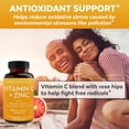 thumbnail image 3 of Suplemento Viva Naturals de vitamina C de 1000 mg con zinc, 20 mg, 250 cápsulas, 3 of 9