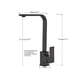 thumbnail image 3 of 1 Piece Kitchen Faucet, Stainless Steel Single Handle, Kitchen Sink Faucet, Matte Black Gun Gray Stainless Steel Color Kitchen Sink Faucet, Swivel Spo, 3 of 4