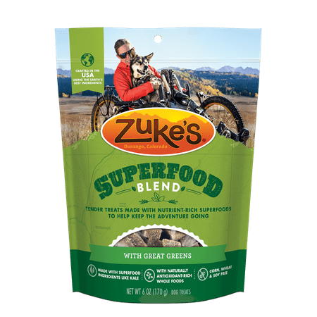 UPC 613423610550 product image for Zuke's Super Greens Tasty Greens Blend Dog Treats, 6 Oz | upcitemdb.com