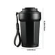 thumbnail image 3 of Coffee Cup Stainless Steel Portable Gift Cup Octagon Coffee Cup Drink Cup Water Cup 450ml, 3 of 6