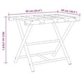 thumbnail image 4 of vidaXL Folding Luggage Rack 62x42x50.5 cm Bamboo, 4 of 5