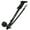 Black, variant on Xirurus 300PSI High Pressure Front Fork and Suspension Pump with Lever Lock and Gauge Schrader Valve Bicycle Air Shock Pump for MTB Mountain Bike Silver