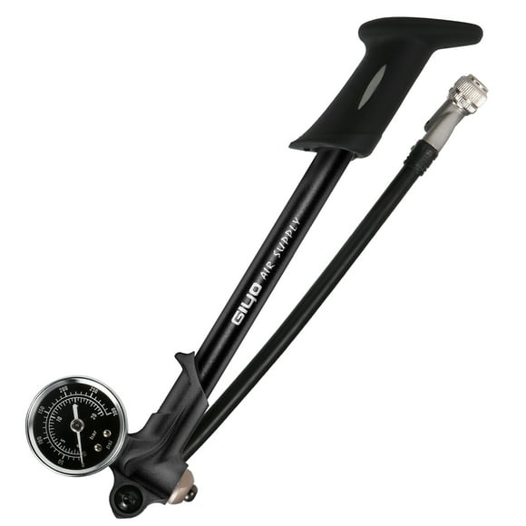 Bomba de bicicleta Bomba de suspensión delantera y horquilla delantera de 300PSI con manómetro Bomba GIYO Bomba de bicicleta